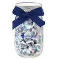 Glass Mason Jar - Hershey's Kisses (16 Oz.)